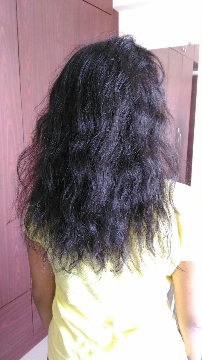Rohit Cuts Hair On Twitter Kavya S Haircut For Wavy Frizzy