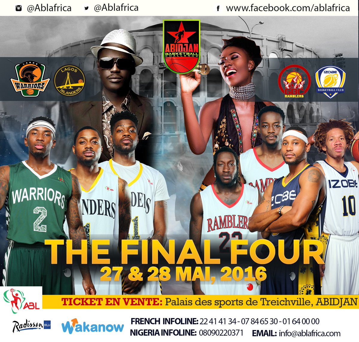 The final four on 27th &amp; 28th May in Abidjan..special performance by @soundsultan and <a href="/korraobidi/">KORRA OBIDI</a> 
#MoreThanAGame