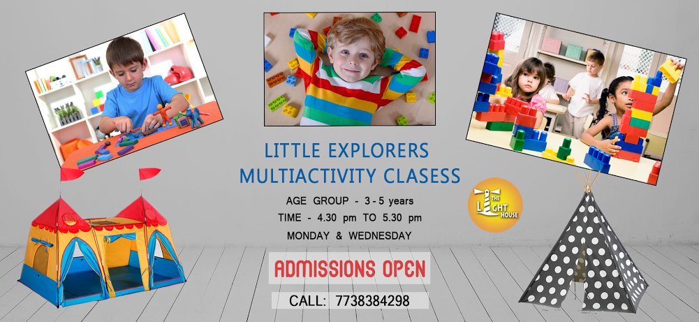 thelighthouse_m's tweet photo. Little explorers multi activity class at The Light House
Book your seat now. Call: 7738384298
#multiactivity https://t.co/M0Ctsqf4Af