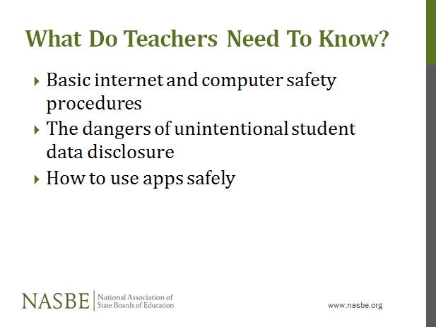 ameliaivance's tweet photo. What do teachers need to know abt #eddata #privacy? Am I missing any? https://t.co/FMJ21ZeujD #datasummit16 https://t.co/nsOrJ3Akyn