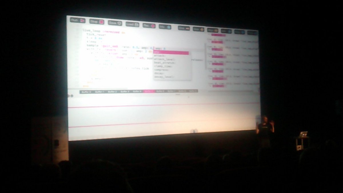 mainlymartha's tweet image. So much love for @samaaron on live coding music. #BinaryFest16