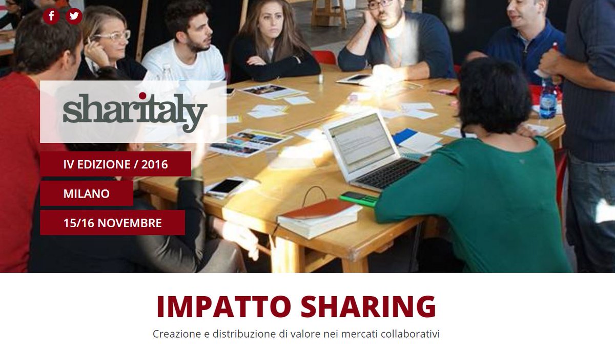 Iris_Network's tweet image. Impatto Sharing. Riparte #Sharitaly con il #savethedate per la quarta edizione | 15-16/11 sharitaly.com