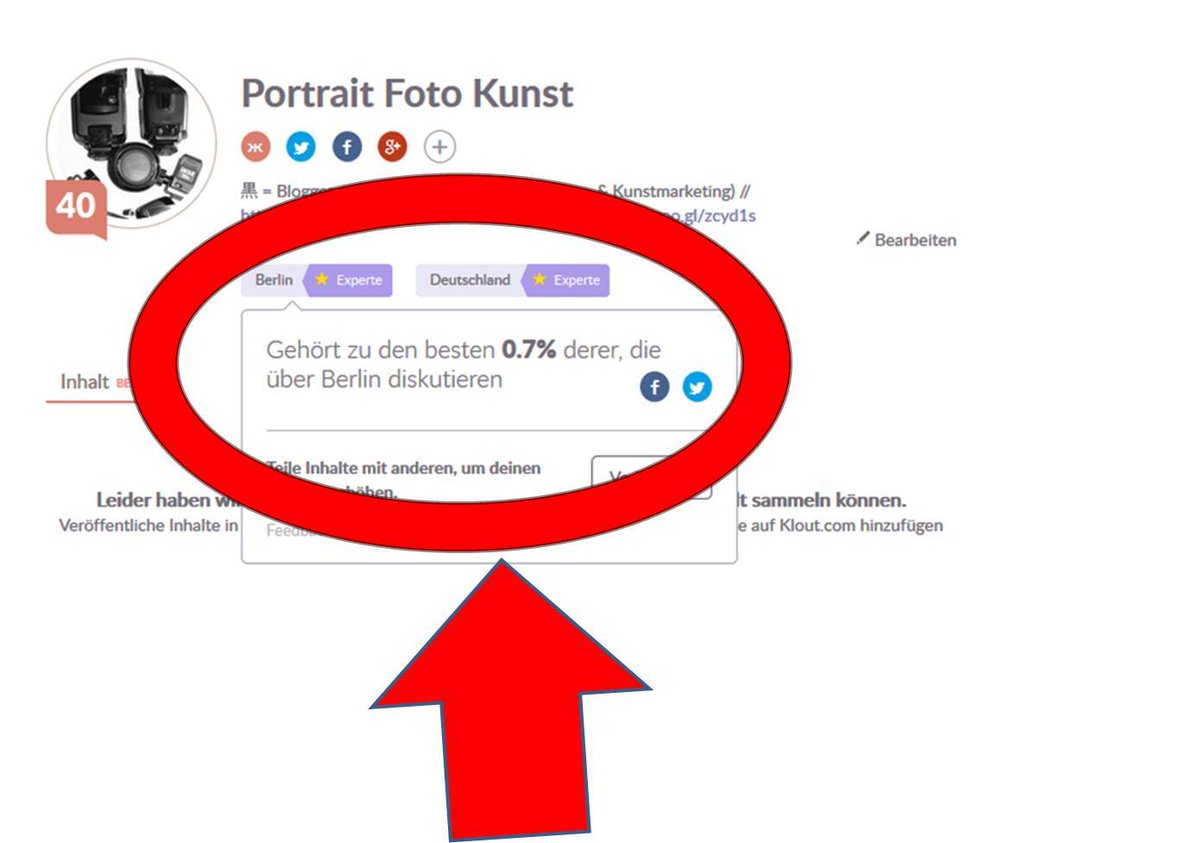 PortraitKunst's tweet photo. Yeaaaaa, ich bin #Berlin Experte ;)
Icke bei den Top 0,7 % 
Das sagt @klout 
#kloutscore #quatsch https://t.co/BEmHN9NcoY