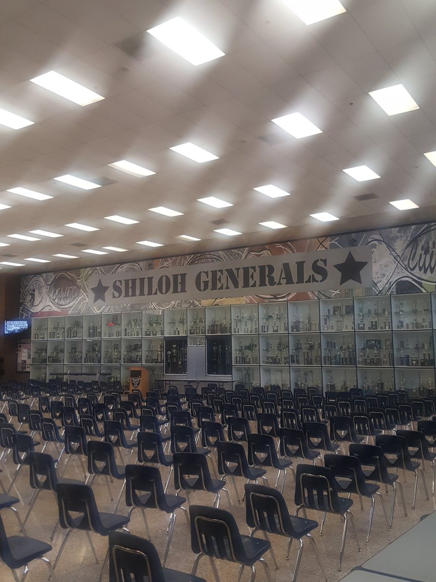 Spendind the last day of school at Shiloh High School.