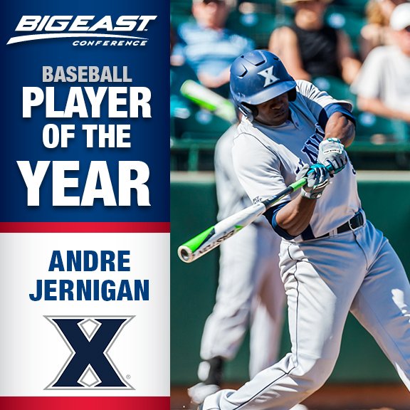 BIGEAST's tweet image. #BIGEASTbase Player of the Year  honors goes to @XavierBASE's Andre Jernigan! Congrats!! bit.ly/1TKIw7w