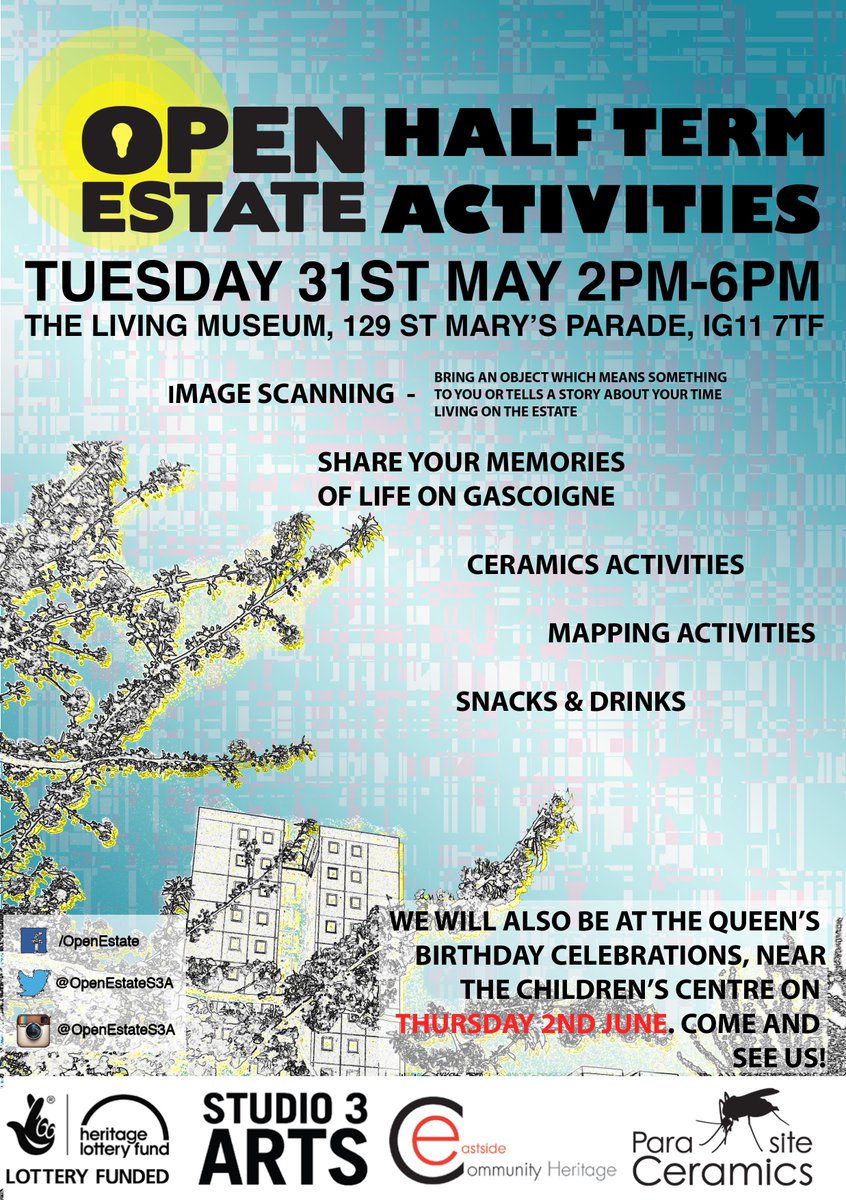 OpenEstateS3A's tweet photo. #OPENESTATE #LIVINGMUSEUM activitiy day tomorrow. Come down for a day of arts, fun activities and free refreshments https://t.co/eSvphmw4aD