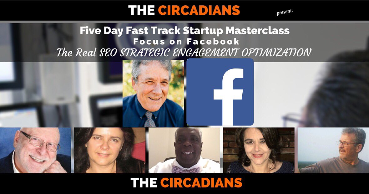 TheCircadians's tweet photo. Focus on Facebook #Masterclass. No replays. 10am EST https://t.co/vJcZzr3fzM #Blabweekly #Therealseo #TheCircadians https://t.co/CjQ85V8mmh