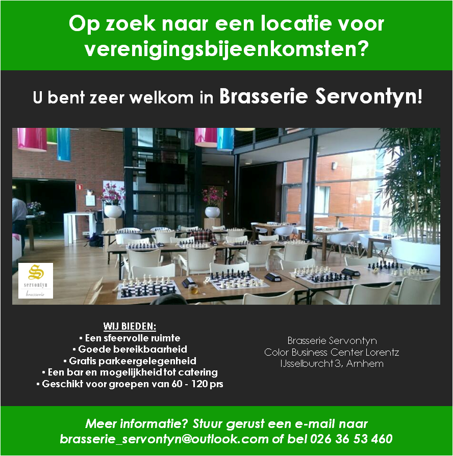 Op zoek naar geschikte ruimte voor uw vereniging? Onze brasserie biedt mogelijkheden: