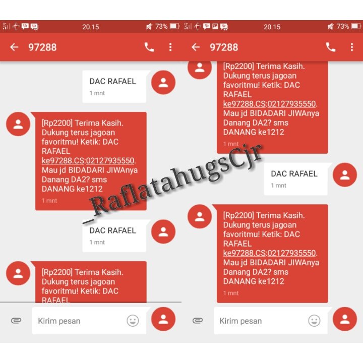 COCO PASTI BISAAAA!!! yuk yuk vote co <a href="/rafaell_16/">Raphael</a> ini mimin udh vote loh hehe <a href="/MYRAFLATAHUGS/">RAFLATAHUGS</a>
#RafaelGrandFinalDAC