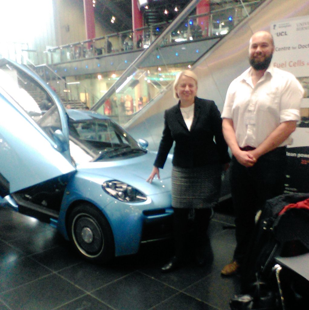 natalieben's tweet photo. Very impressed with @riversimple car and concept, seen at #FCH2 @FCH2conference in #Birmingham https://t.co/mM7eX2RgUT