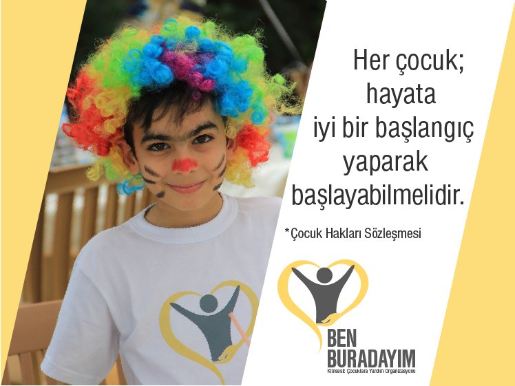 BenBuradayimYP's tweet photo. Her çocuk, hayata iyi bir başlangıç yaparak başlayabilmelidir. *ÇHS #ÖncelikliSorunumuz #GönülİsterdiKi https://t.co/crjPZTRvwy