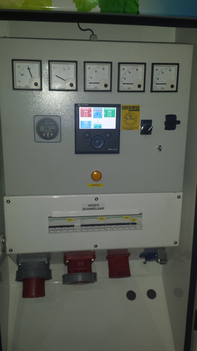 NSTBV's tweet photo. 15kVA #zeroemission komt u de #Cleanergy  bekijken? @Maritime_EH stand 358 @GenpowerBV @Victron_Energy https://t.co/EKLNGSej0u