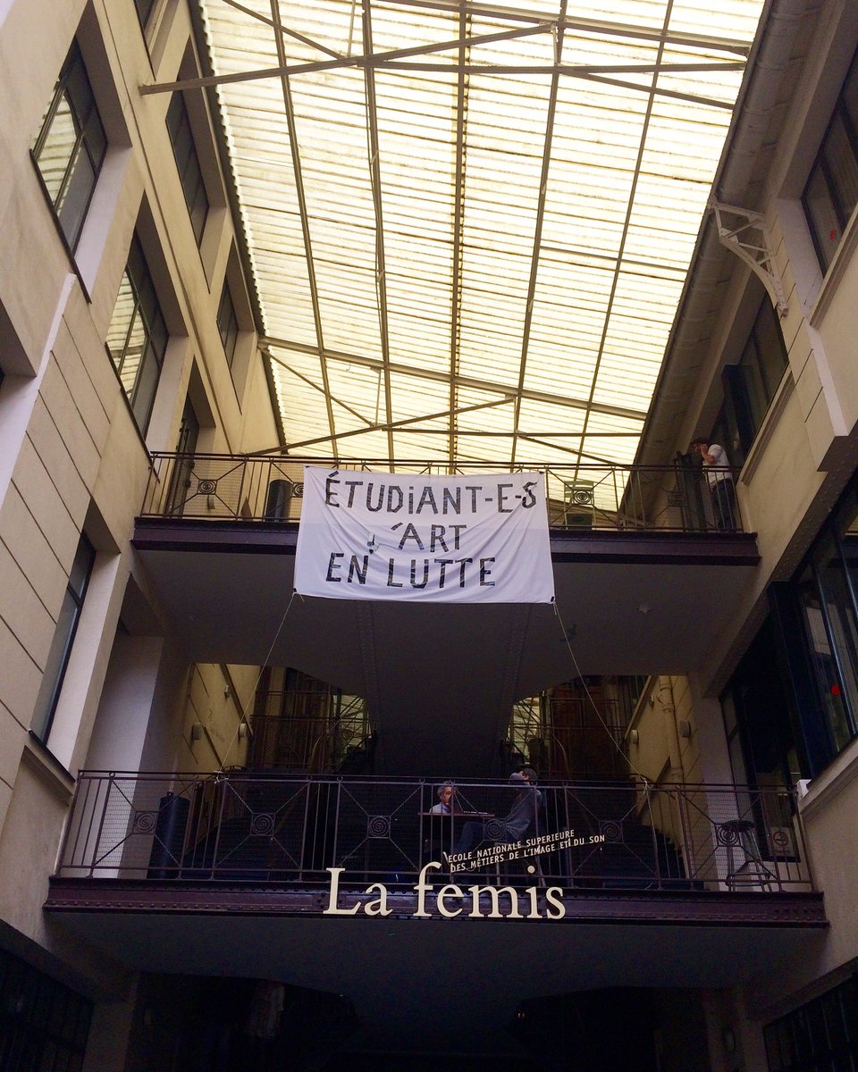 PrixJeanRenoir's tweet photo. En direct de #LaFémis pour la 1ère journée du Prix Jean Renoir des lycéens #PJRL #CINÉMA https://t.co/m8vPsnsKcg