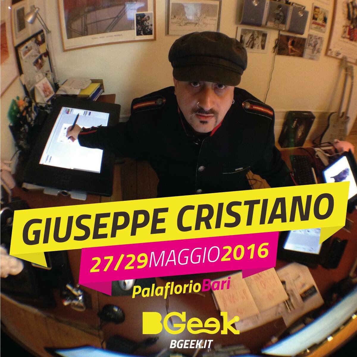FinibusBari's tweet photo. #Bari #Bgeek2016 27-29 maggio @PalaFlorio @BGeekBari https://t.co/eoGFKwIH71