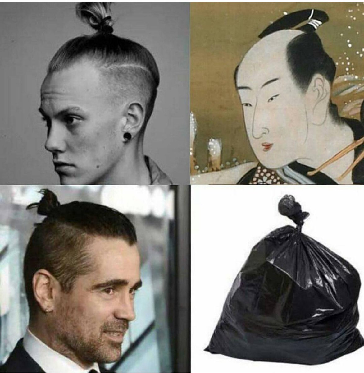 KaptanHindustan's tweet image. The evolution of the man bun