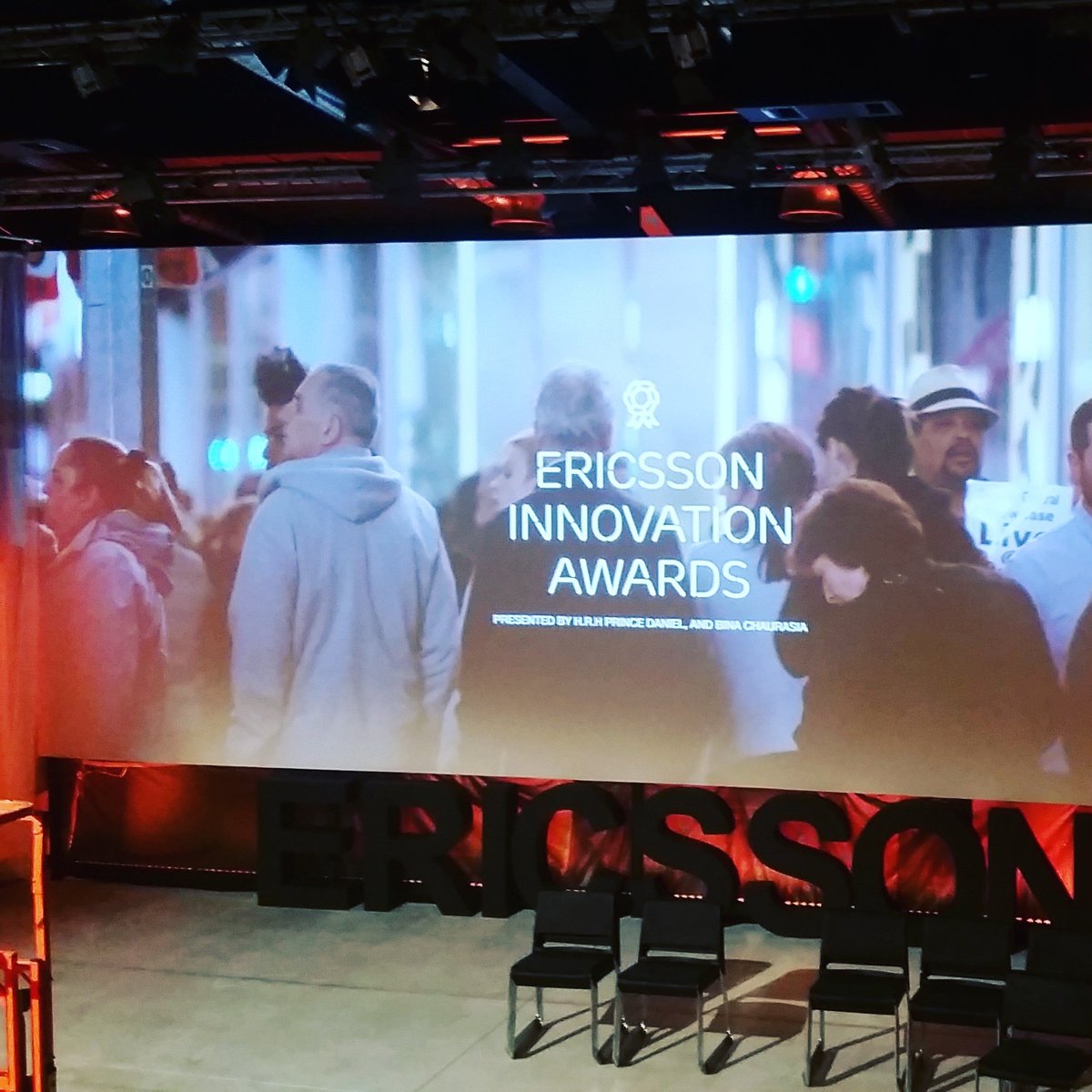 ericsson's tweet photo. Getting ready for an exciting event tomorrow...where we will have an exciting special guest! Can you see who? https://t.co/OaOFVziic2