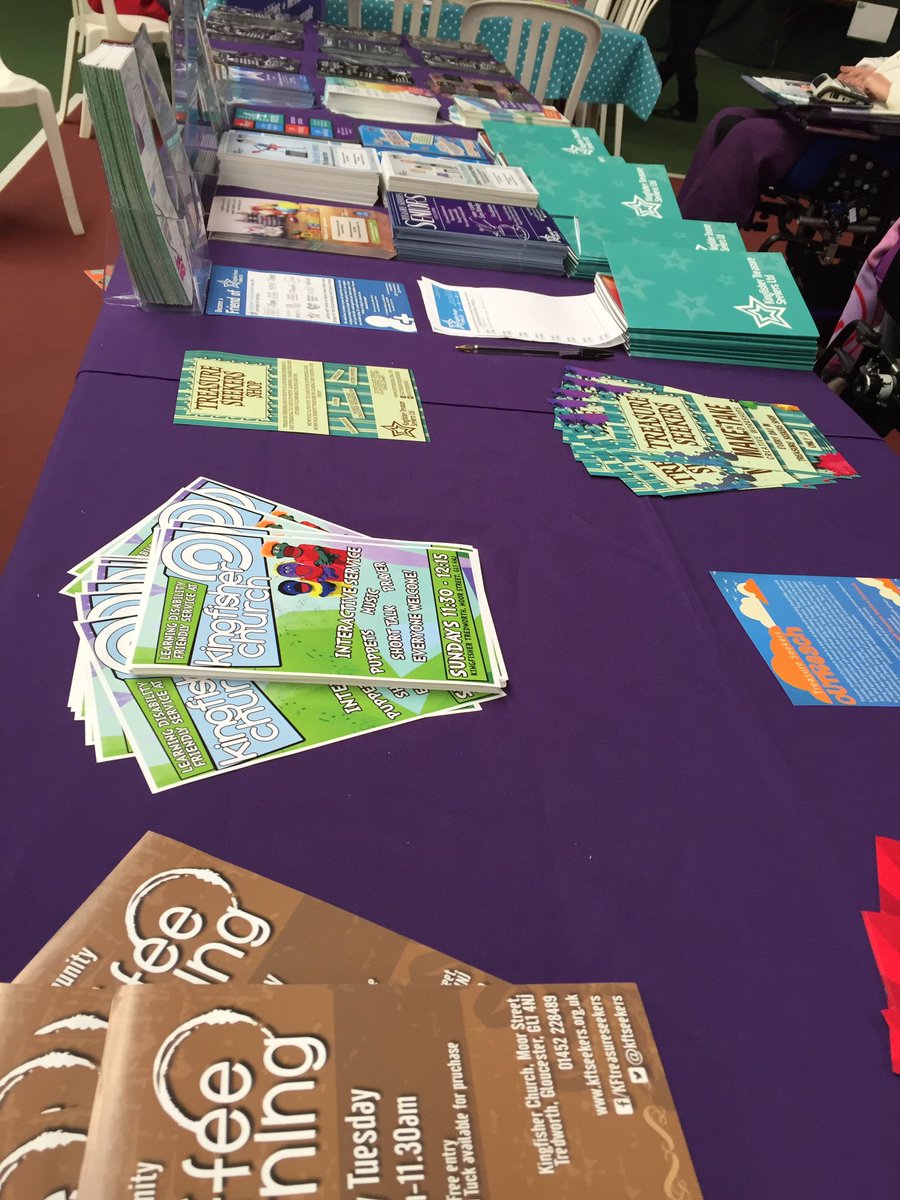KFTSeekers's tweet photo. We're running out of leaflets fast! It's been a busy day here at the big health check day! #bighealthcheck https://t.co/SjJBWJiNOr
