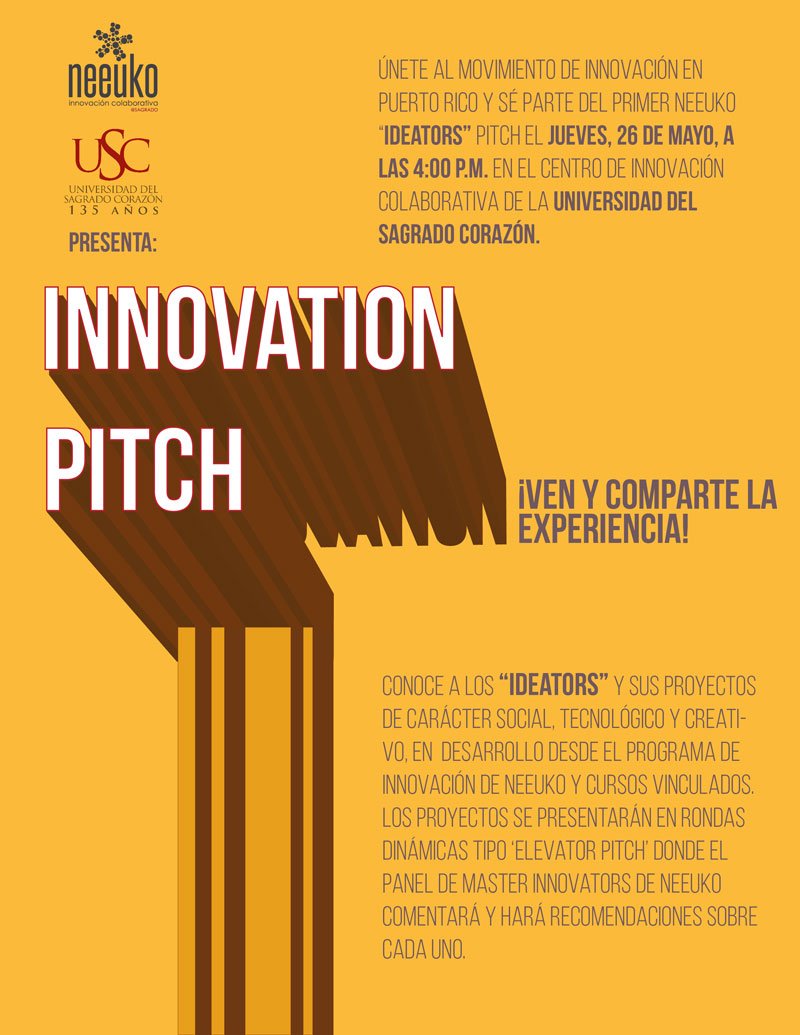 sagradoedu's tweet photo. 26/05/ 4pm. #Neeuko y #SagradoEdu invitan al primer Neeuko Innovation Pitch #SagradoInnova https://t.co/VrI7MTJ789