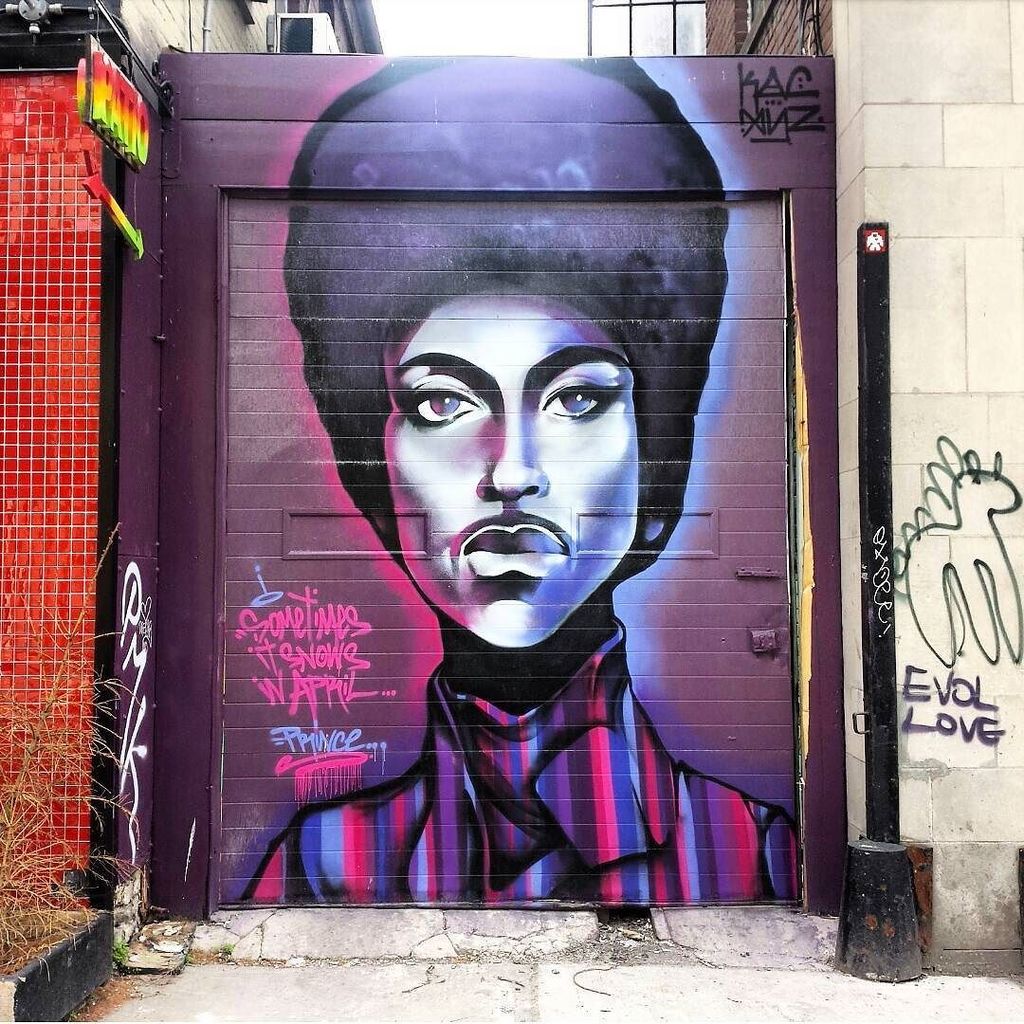 Richmond Ave. " It sometimes snows in April..." @javid_jah @harlemrestaurant #streetart #torontoart #tv_streetart #…