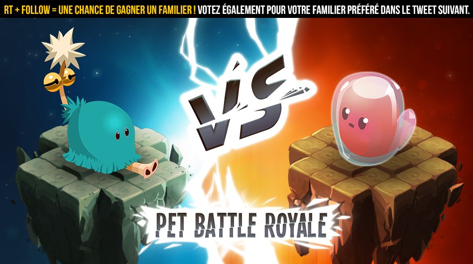 WAKFU_FR's tweet photo. Pet Battle Royal - 2ème manche : Snouffle VS Fotome !
RT + Follow pour avoir une chance de gagner un familier. https://t.co/yPj34MDWE6