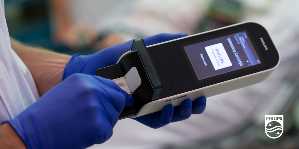 Philips's tweet photo. Meet Minicare I-20 – a new handheld #POCT for rapid diagnosis of #heartattacks https://t.co/xAHnE12bjp https://t.co/Wi3KnOZo9U