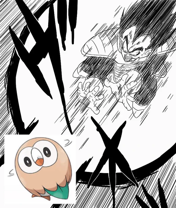 モクロー VS ベジータ 