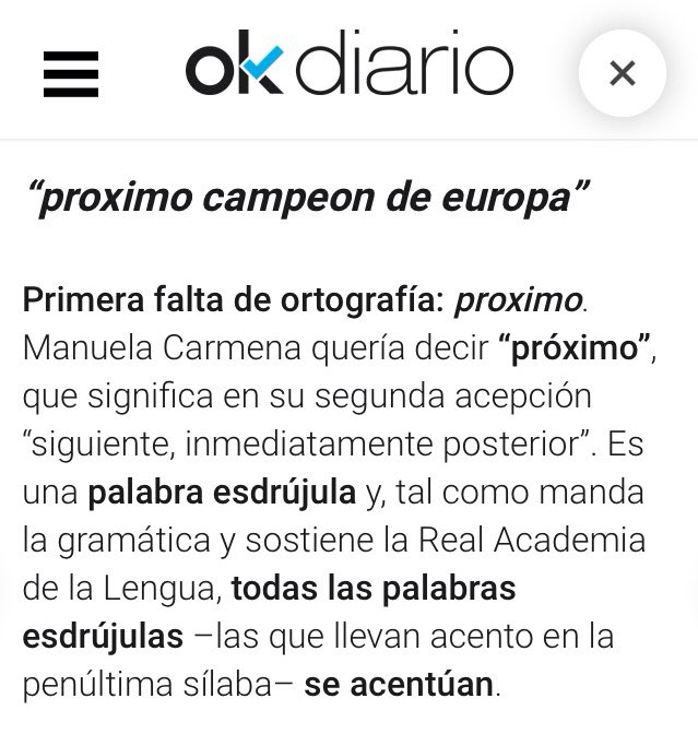 oliviiamartin's tweet photo. @latigoserrano @okdiario Las palabras esdrújulas se acentúan y tildan en la antepenúltima sílaba, no en la penúltima https://t.co/nlyWYF1Qwt