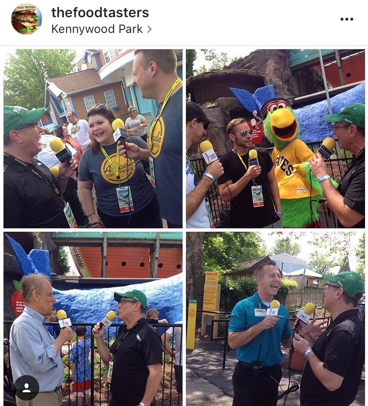 YaJagoff's tweet photo. Recorded next week's @yajagoffpodcast at @Kenny_Kangaroo today at #NoahsArkPGH event!! Thx to all @Kennywood_PR https://t.co/F5lCYY5e1Y