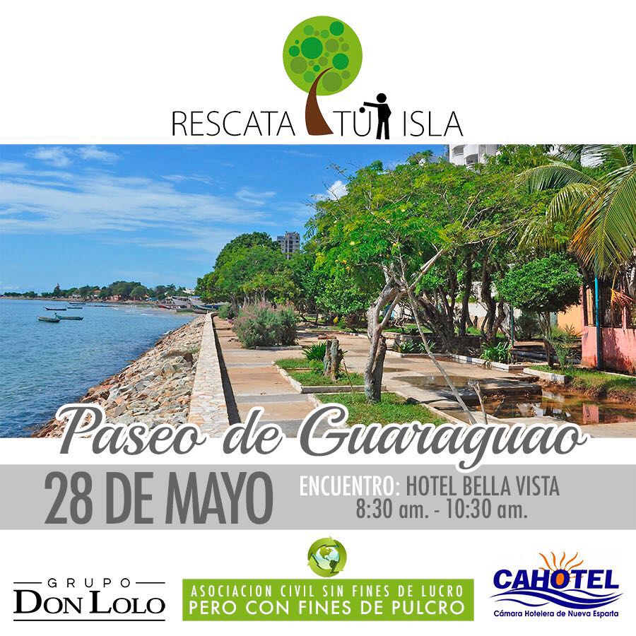 TurismoNE's tweet photo. #ConcienciaCiudadana acompañaremos este sab 28/05 9am a los rescatistas de @RescataTuIsla en el Paseo Guaraguao https://t.co/LBYmPrGGXZ