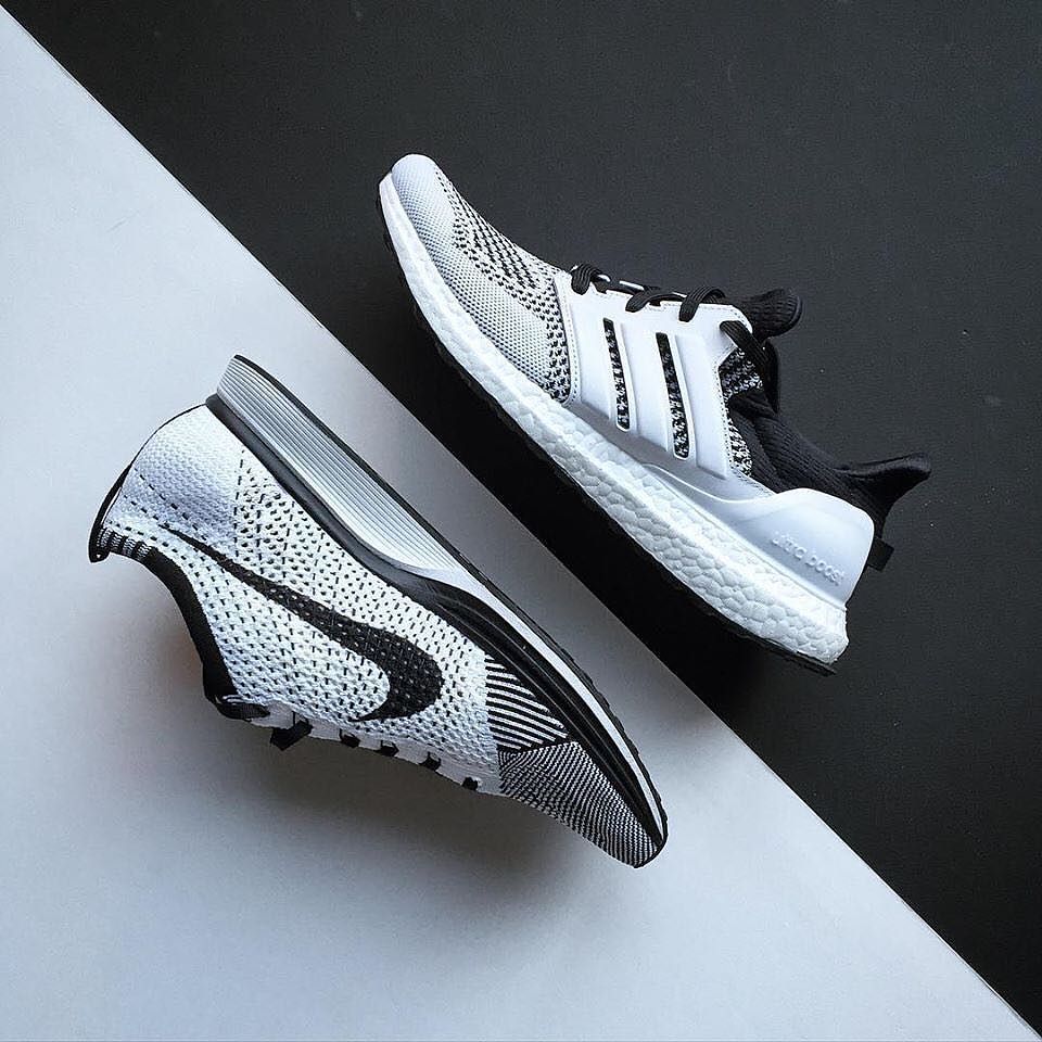 StyleEngine's tweet photo. #hypebeastproblems Flyknit or Primeknit? via @hypebeast.hk https://t.co/J8KMd59fnK