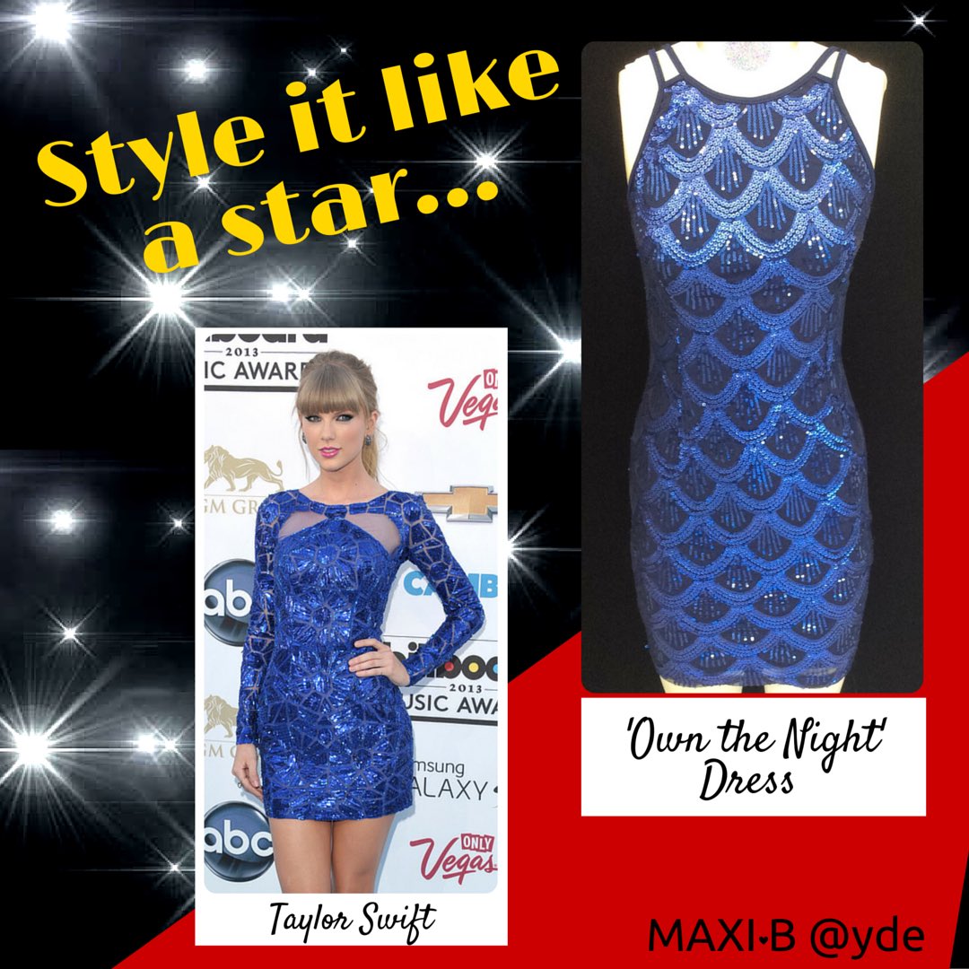 maxibcollection's tweet photo. Get Taylor Swift's style with our 'Own the Night' navy sequin dress-R650 @YDEtweets 😍💎💙. #sexy #stylish #starstyle https://t.co/pqTq0JIk0I