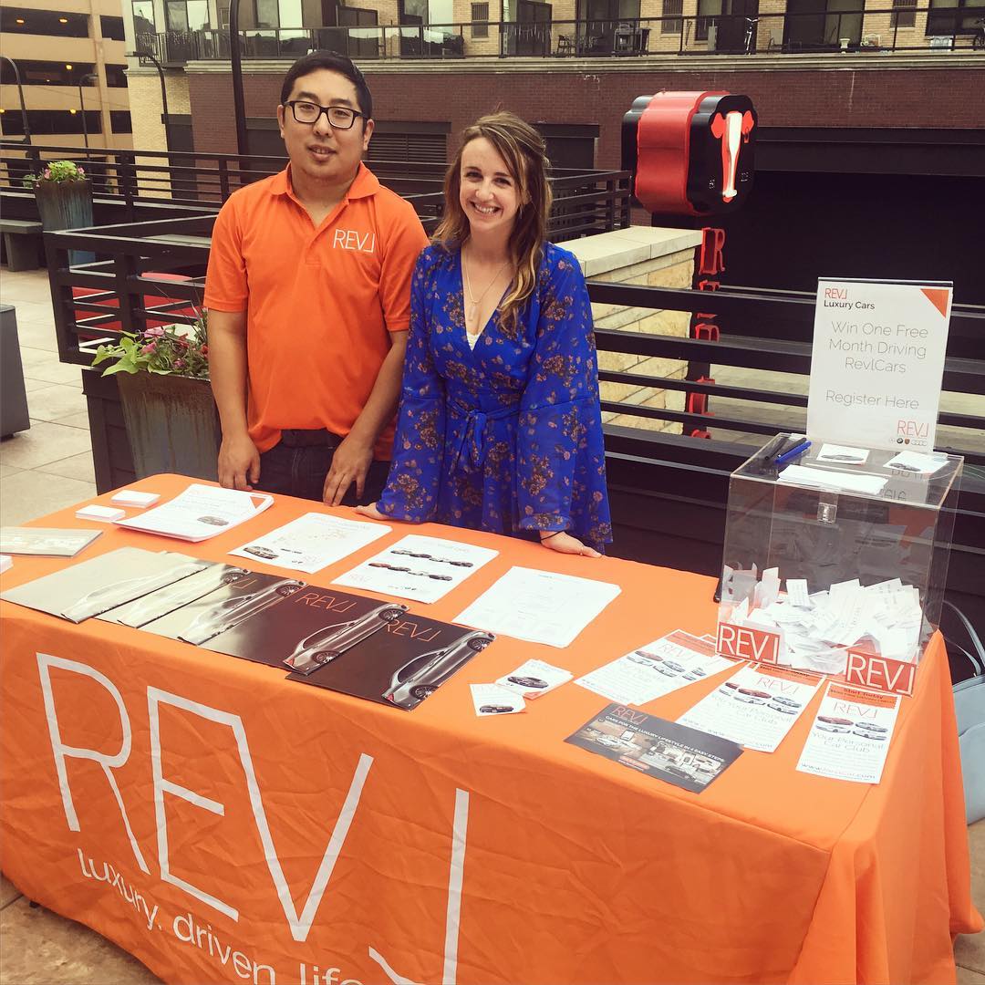 revlcar's tweet photo. The sales event at Velo Apartments last night was a blast! So wonderful seeing our friends in the North Loop! https://t.co/qfKKf94tba