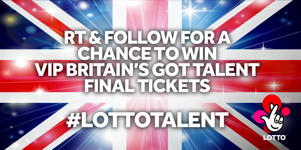 TNLUK's tweet photo. LAST CHANCE! RT &amp; Follow for a chance to win VIP #BGT Live Final tickets! T&amp;C: https://t.co/p25ceaEjVV  #LottoTalent https://t.co/yLu3s62NLE