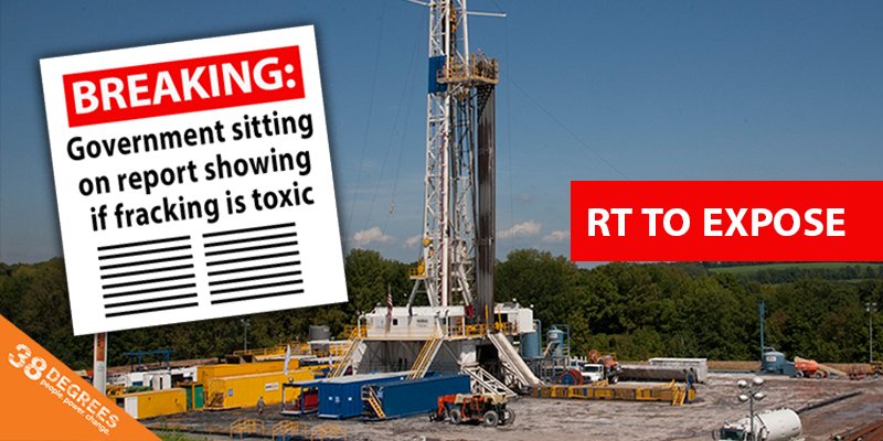 The government's been sitting on a #fracking report. RT to expose! huff.to/1U8nRGl