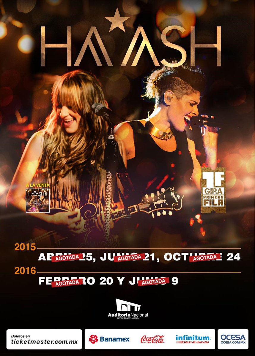 seitrack's tweet photo. ¡Nuevante @haashoficial se presentará en el @AuditorioMx con lleno total! 🙌🏻 💕 👑#ReinasDelSoldOut https://t.co/xmRHv8TL4Y
