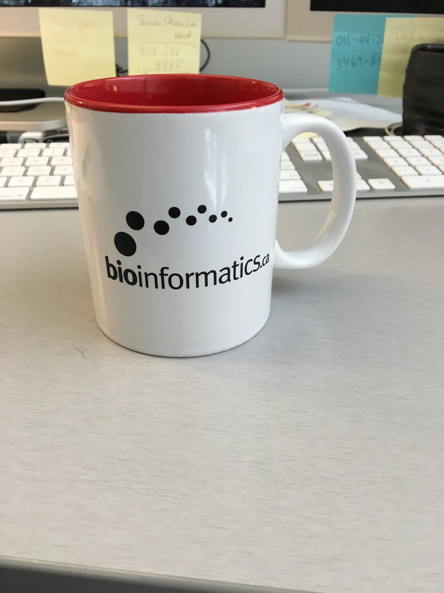 bffo's tweet photo. Just in time 4 new #bioinformatics.ca season, r new mugs 4 all students! CC/ @Bioinfodotca #goinggreen #nopapercups https://t.co/gb5UAhvixa