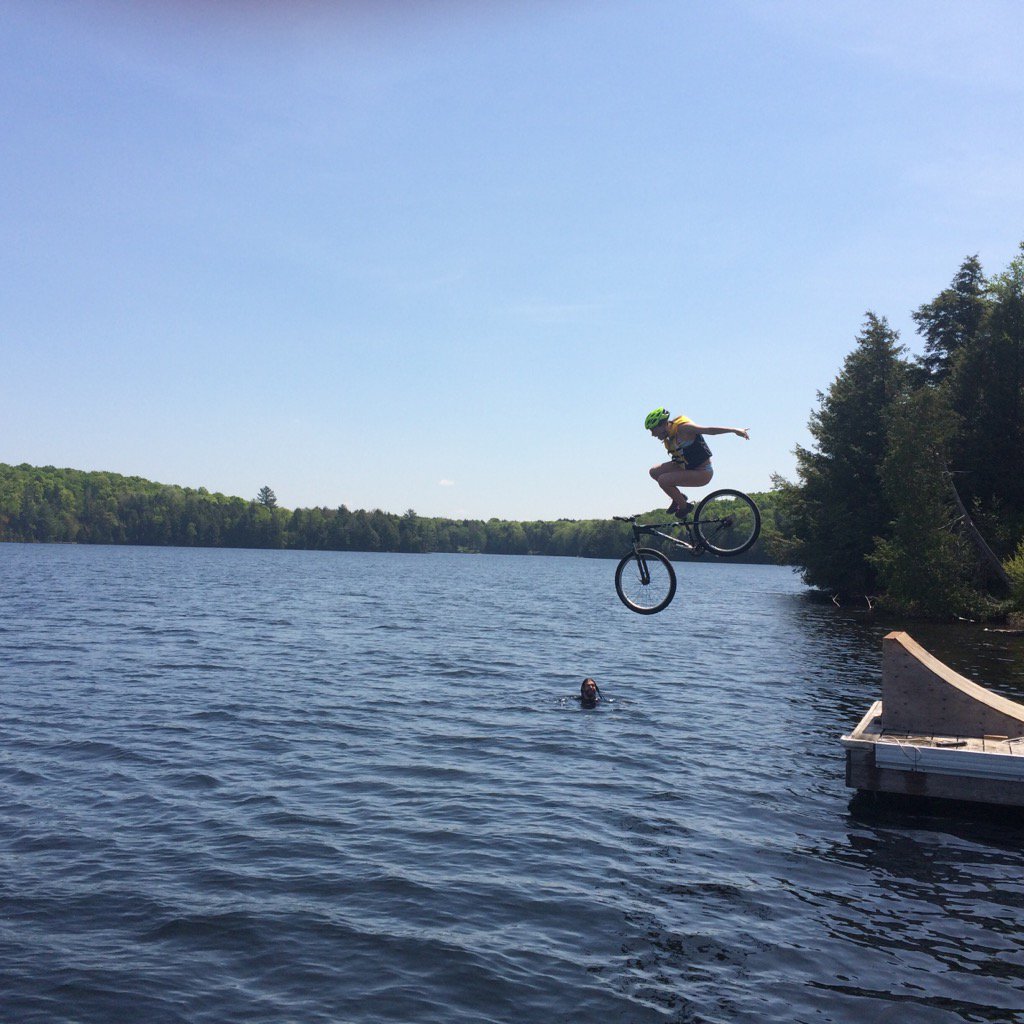 diannascates's tweet photo. Rachel riding high in mountain biking #tlac2016 https://t.co/v3LC9Ao9AN
