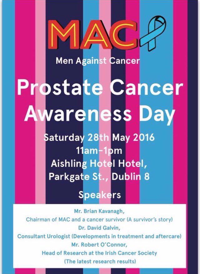 Show your support on #prostatecancerawarenessday and pop by this great talk on Saturday! Please RT x