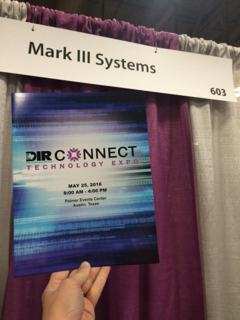 MarkIIISystems's tweet photo. We are at #DIRConnect! Come see us at booth 603! @TexasDIR https://t.co/rAnP1fW3eO