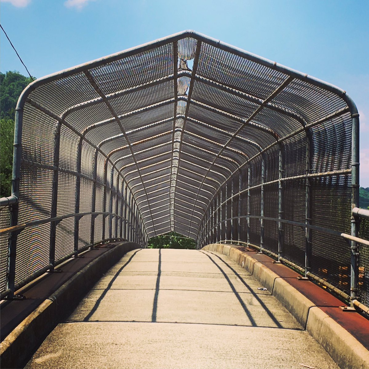 TravisBulluck's tweet photo. WCU's Highway 107 bridge. https://t.co/ukMNPL8Ms5