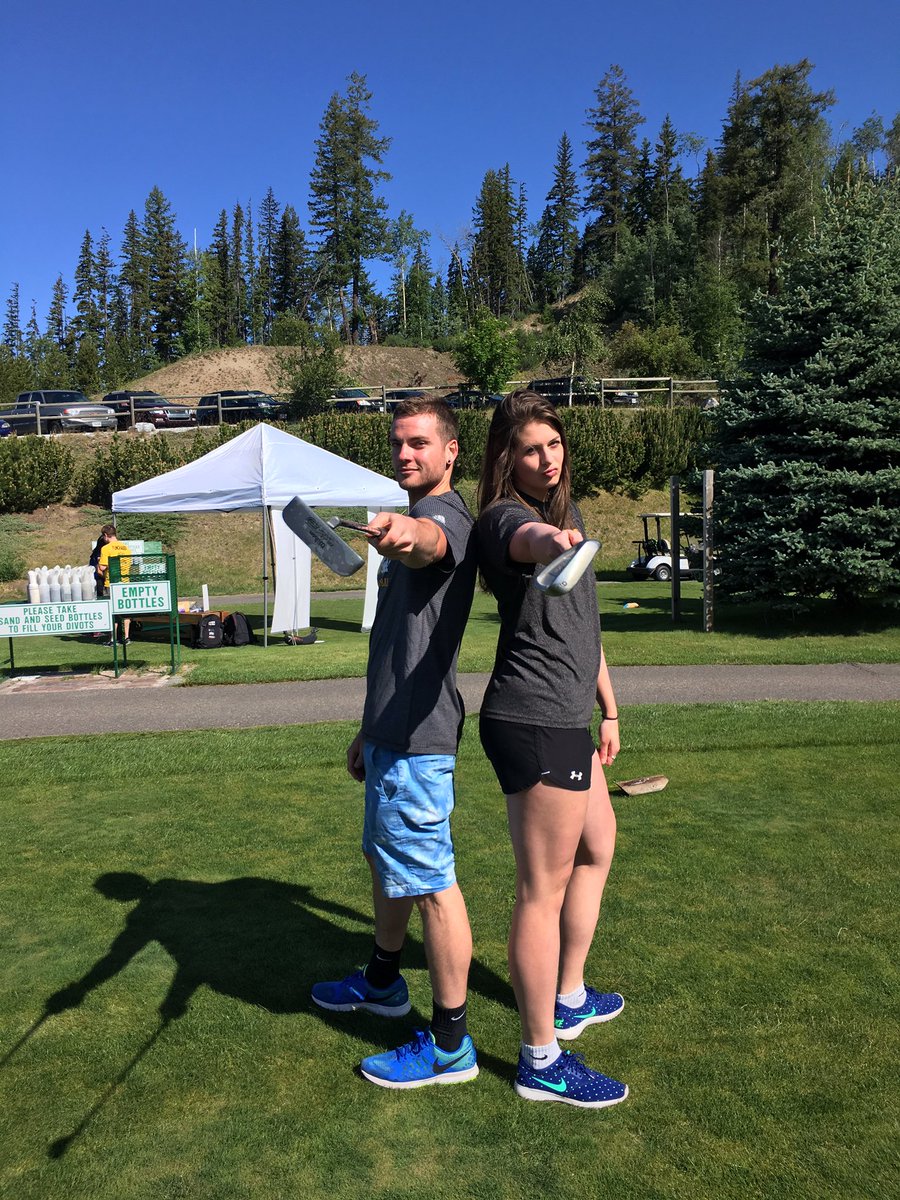 UNBCWomensBball's tweet photo. Let the games begin #unbcgolftournament https://t.co/HeclxKOPXs
