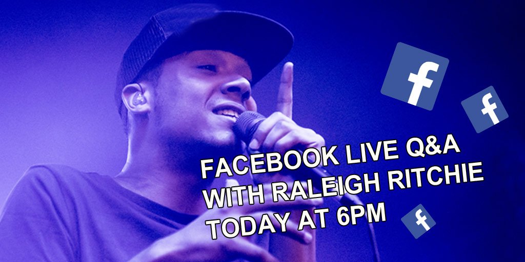 .@RaleighRitchie is LIVE on Facebook RIGHT NOW! Get yourself over hurrrrr > facebook.com/4Music