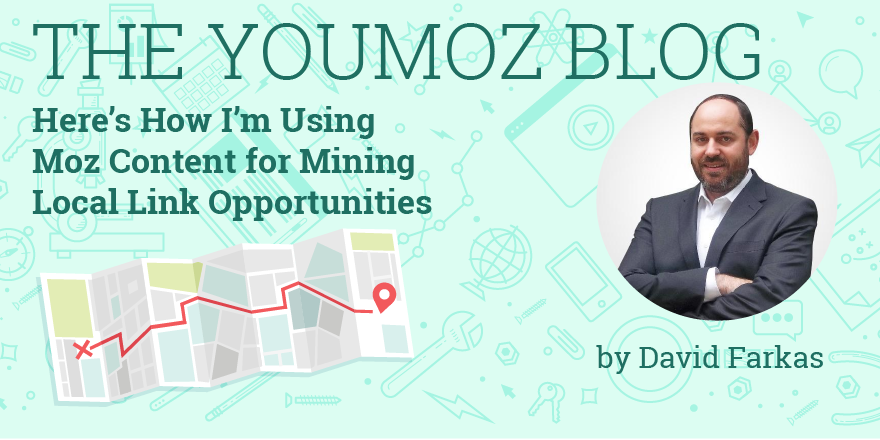 Moz's tweet image. Here’s How I’m Using Moz Content for Mining Local Link Opportunities mz.cm/27FzuPh By @DovidFarkas #YouMoz