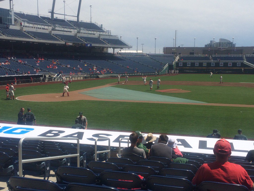 coachverb's tweet photo. We better be awake for foul balls.  #row16 https://t.co/isHUR0C5Ai