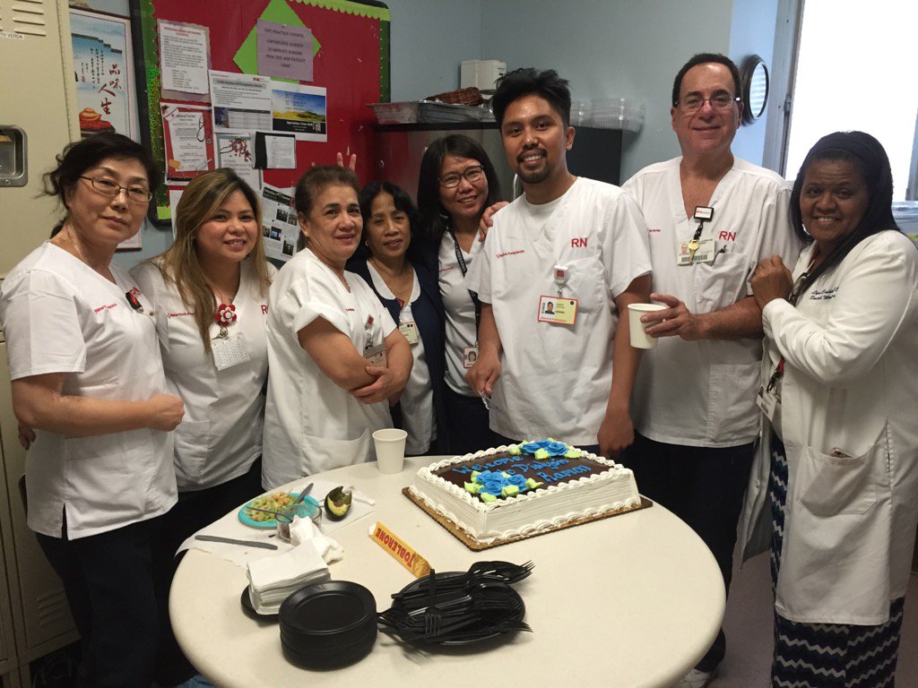 laterza_michael's tweet photo. Ramon Intig with his new dialysis family. Welcome and good luck https://t.co/Ram5R1DuMf