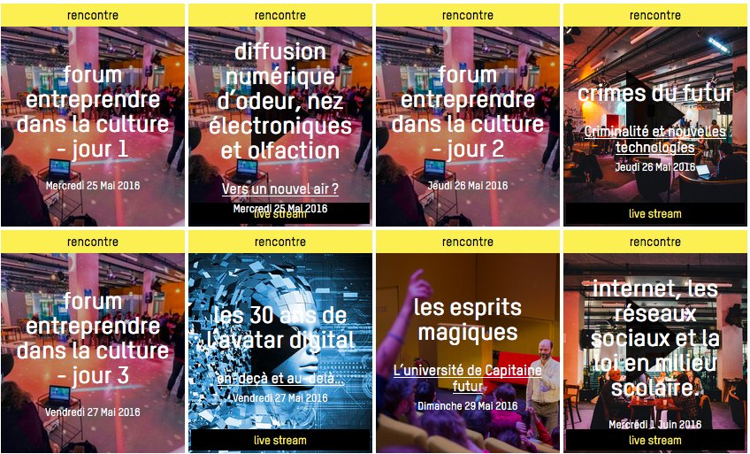 Le live de la conférence sur les odeurs du numérique bit.ly/1RoeqRs <a href="/gaitelyrique/">La Gaîté Lyrique</a> <a href="/Scentys/">SCENTYS</a> <a href="/AlphaMOSInc/">Alpha MOS</a>