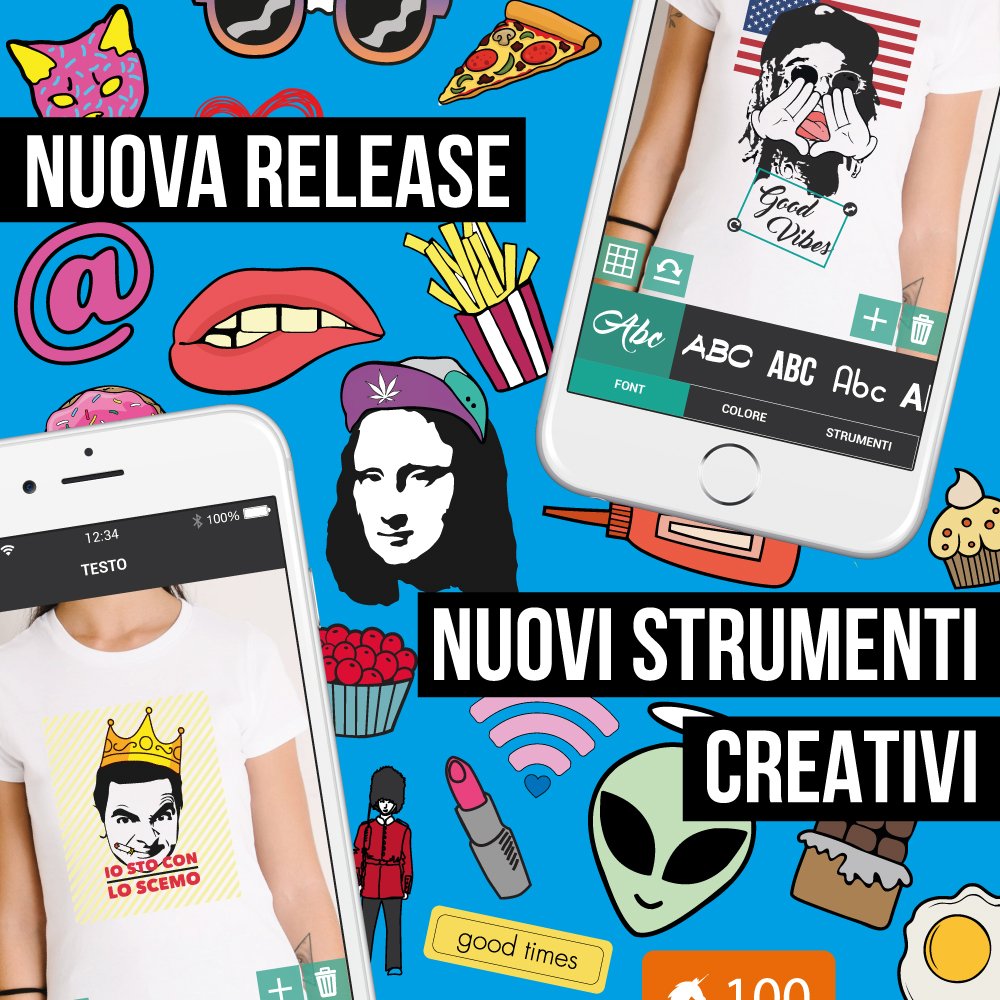 E' arrivata la nuova release! SCARICA o AGGIORNA #Teeser e inizia a divertirti con la nuova fase creativa!