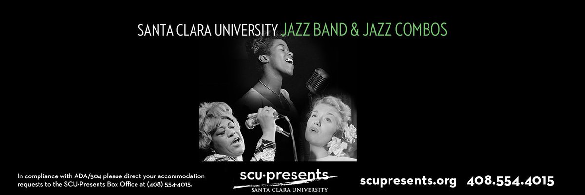 SCUPresents's tweet photo. TOMORROW 5/26: #JazzBand #JazzCombos at @SantaClaraUniv #MusicRecitalHall! Got ur tix yet?! https://t.co/1pbsIVwAAm https://t.co/3wbUht3T8m