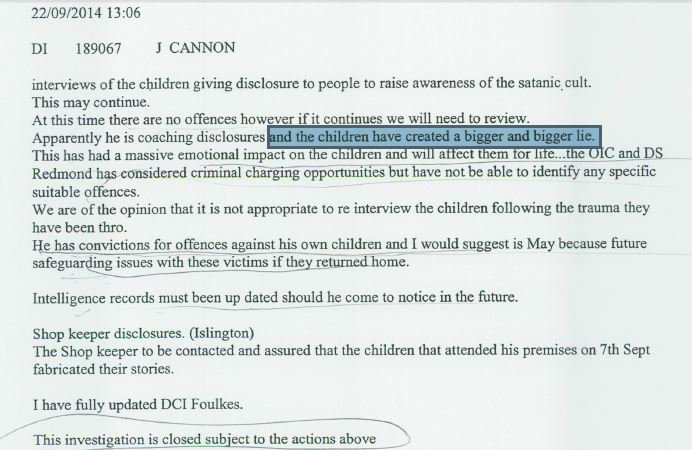 drifloud's tweet photo. #HampsteadCoverUp  Words which will haunt the liar, DI John Cannon &amp; the rest of his filthy cover-up team FOREVER: https://t.co/KWSsh6swvA