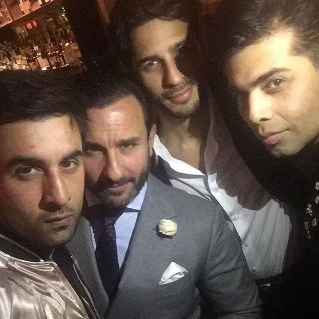 Here are some inside photos from Karan Johars birthday bash